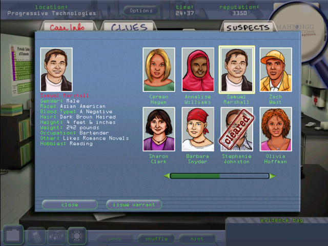 Mahjongg Investigations: Under Suspicion - кадр 4