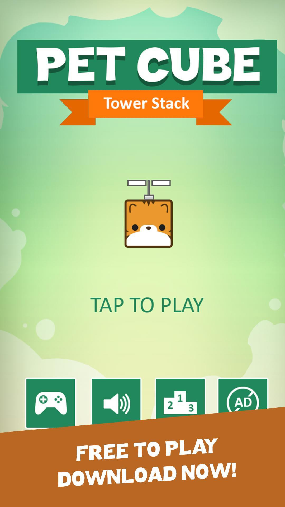 Pet Cube: Tower Stack (itch) - кадр 1