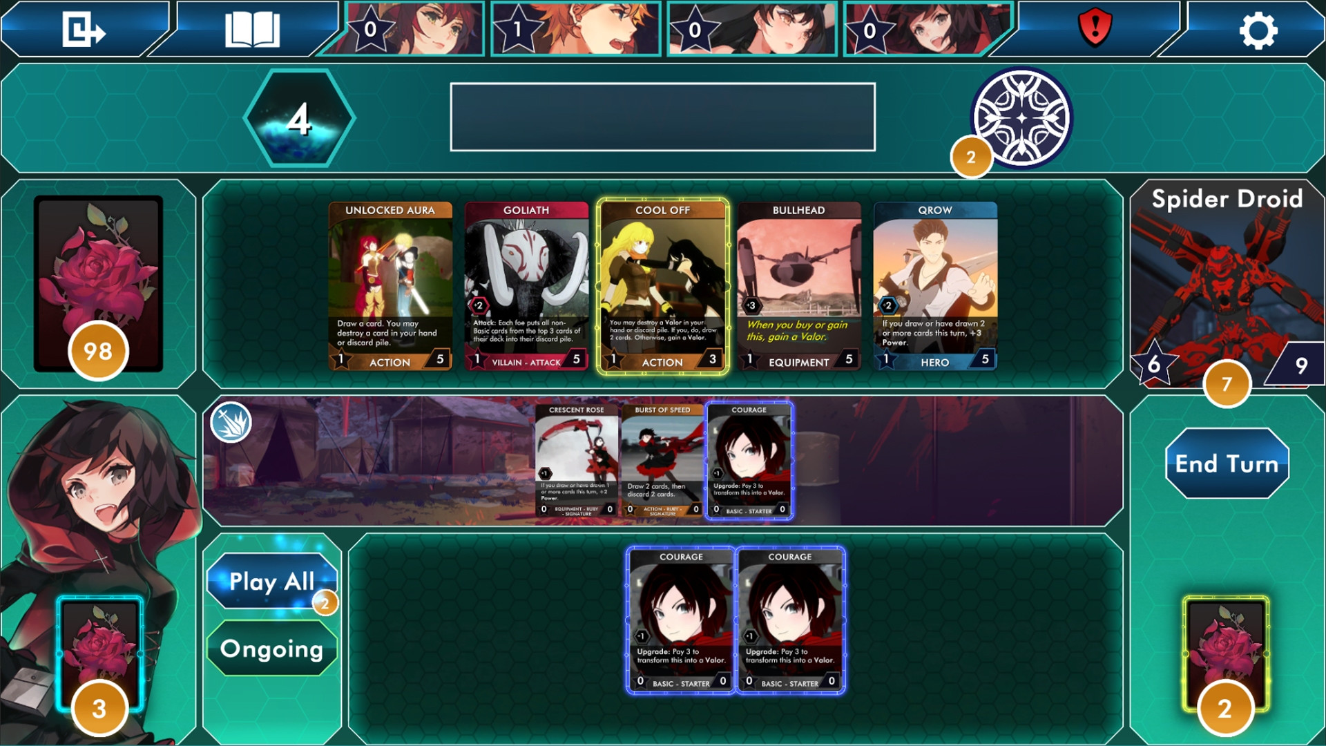 RWBY Deckbuilding Game - кадр 2