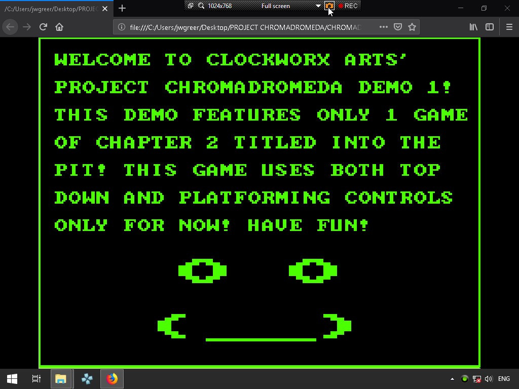 Project Chromadromeda Demo 1.5 (itch) - кадр 1