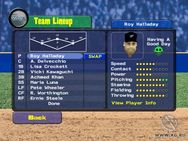 Backyard Baseball 2009 - кадр 8