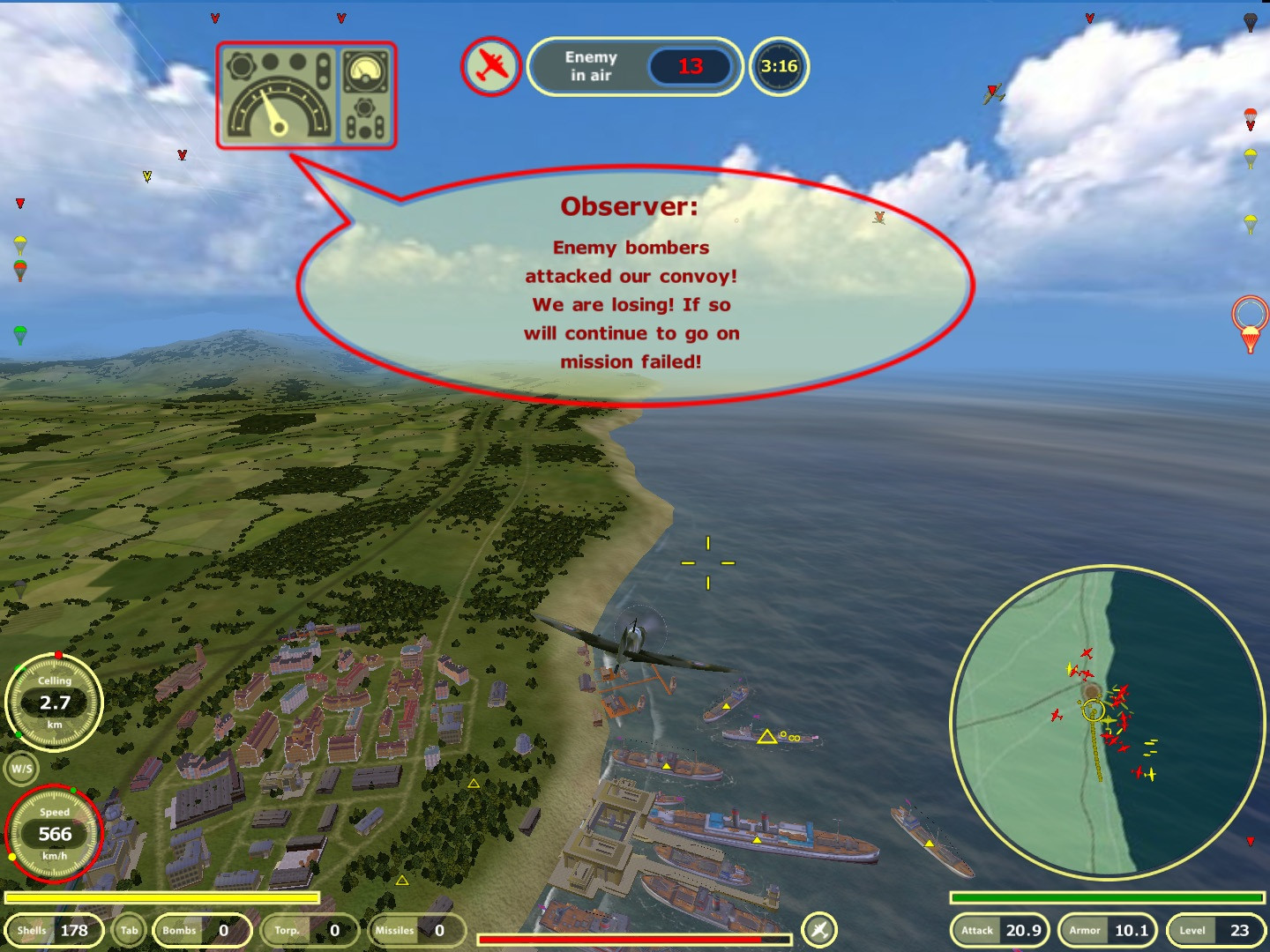 RAF fighters: Battle of the English channel (itch) - кадр 2
