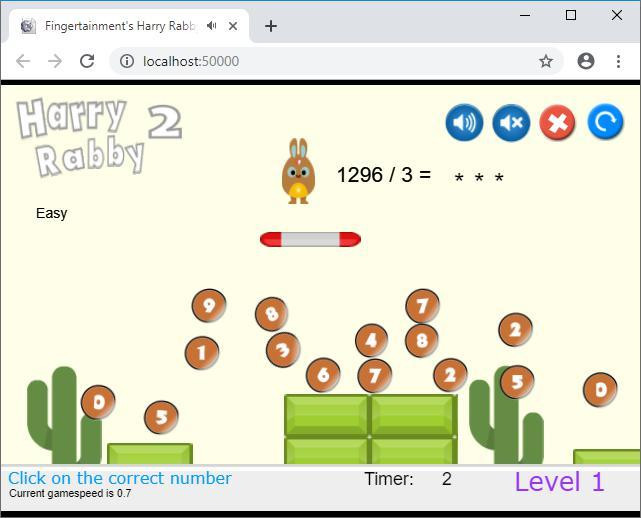 HarryRabby2 Large Numbers divide by odd numbers FREE (itch) - кадр 2