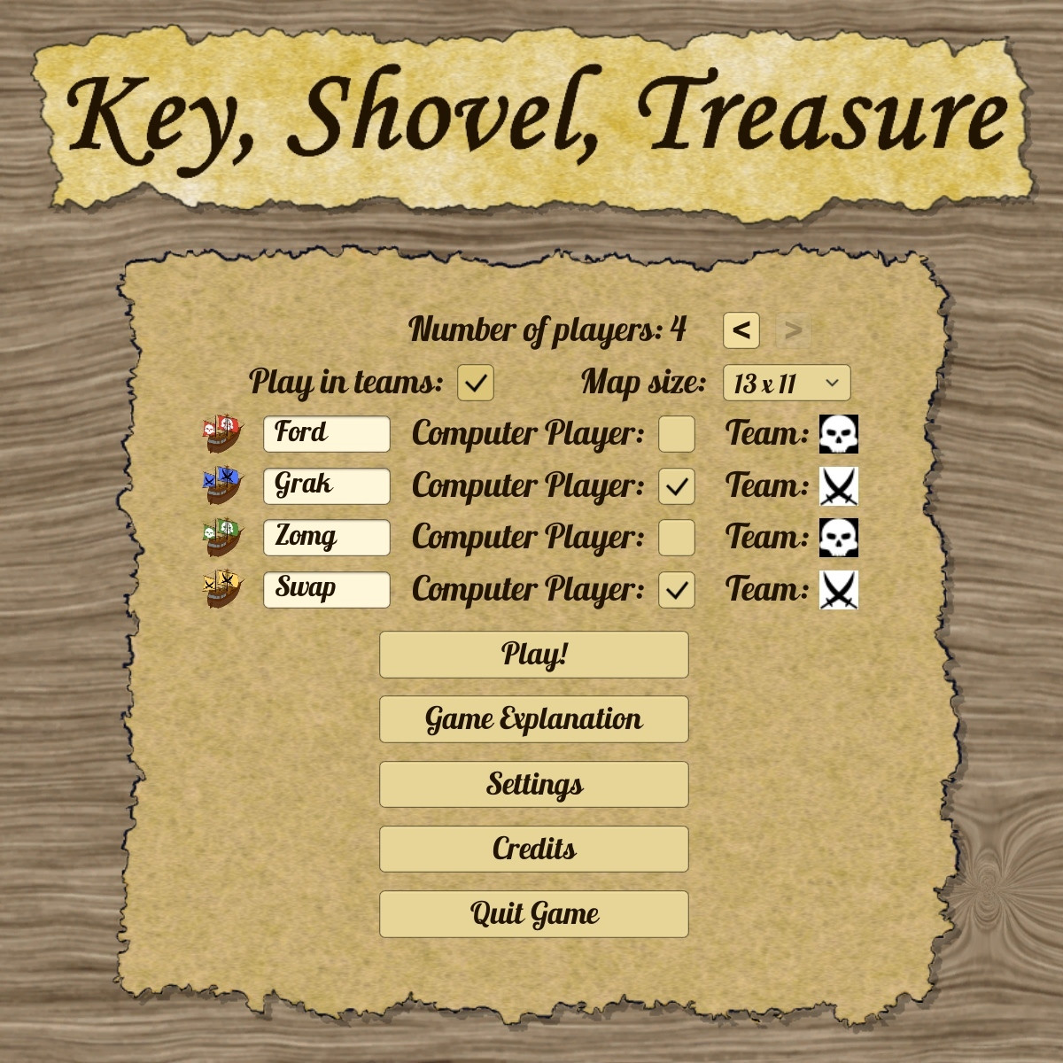 Key, Shovel, Treasure (itch) - кадр 2
