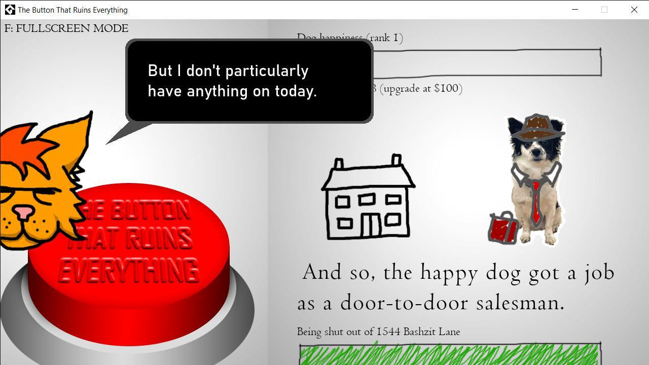 The Button That Ruins Everything (itch) - кадр 3