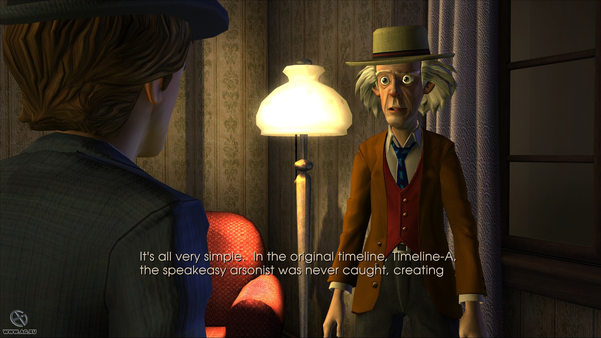 Back to the Future: The Game - Episode 2. Get Tannen - кадр 9