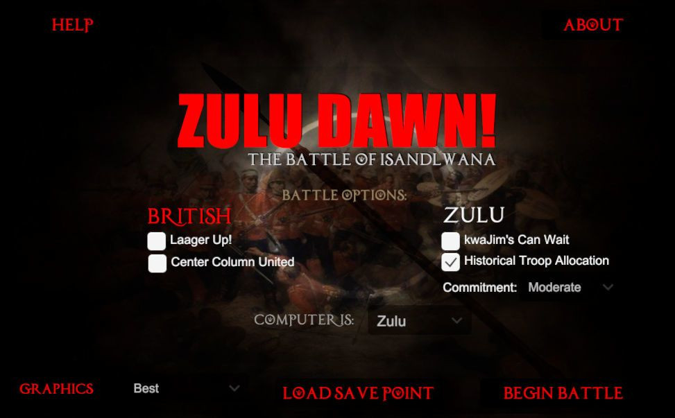 ZULU DAWN! The Battle of Isandlwana (itch) - кадр 2