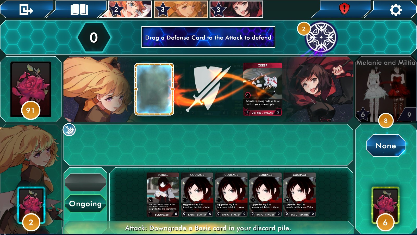 RWBY Deckbuilding Game - кадр 3
