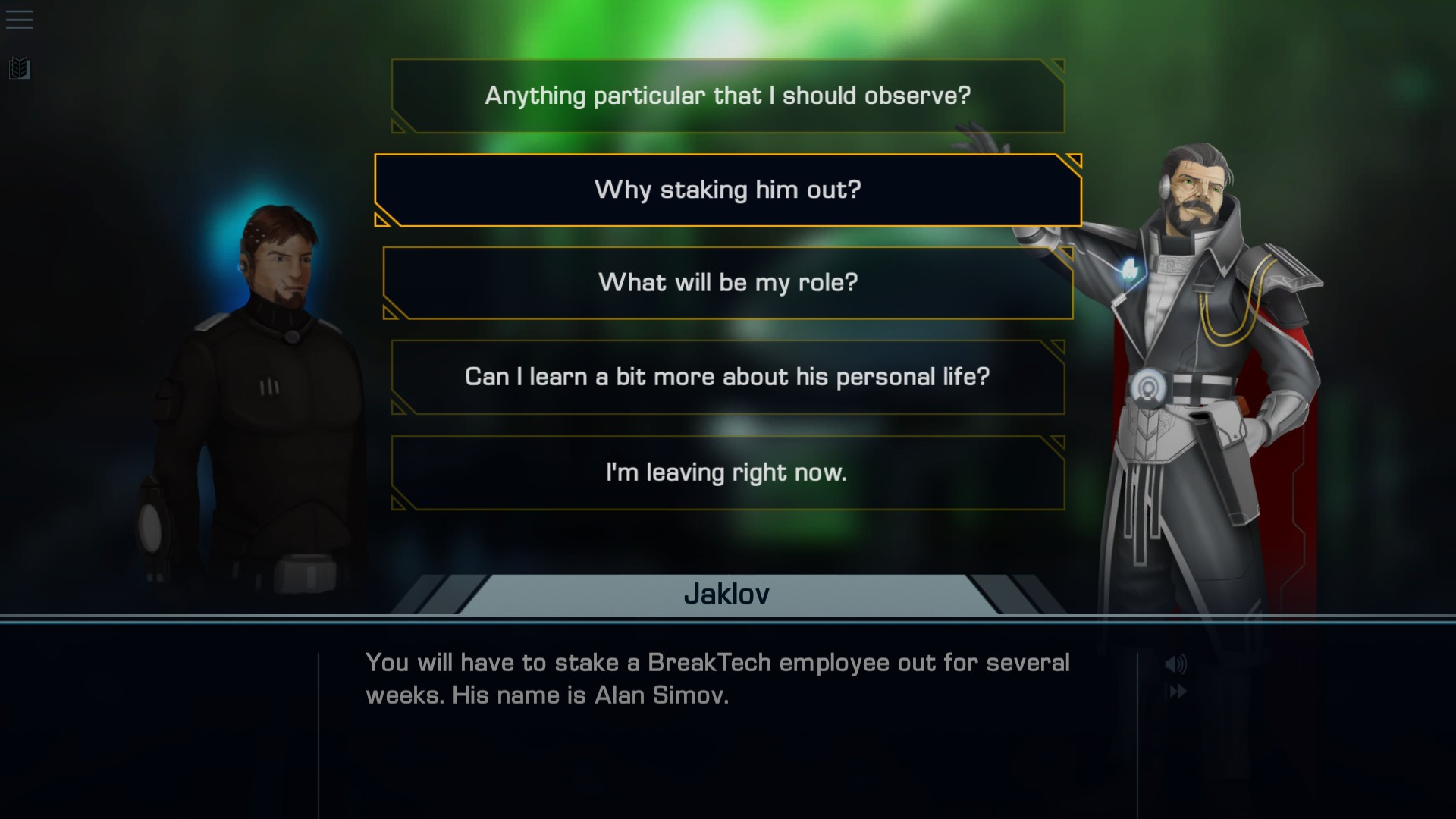 S.A.I.A.'s awaknening: a Robothorium visual novel - кадр 5