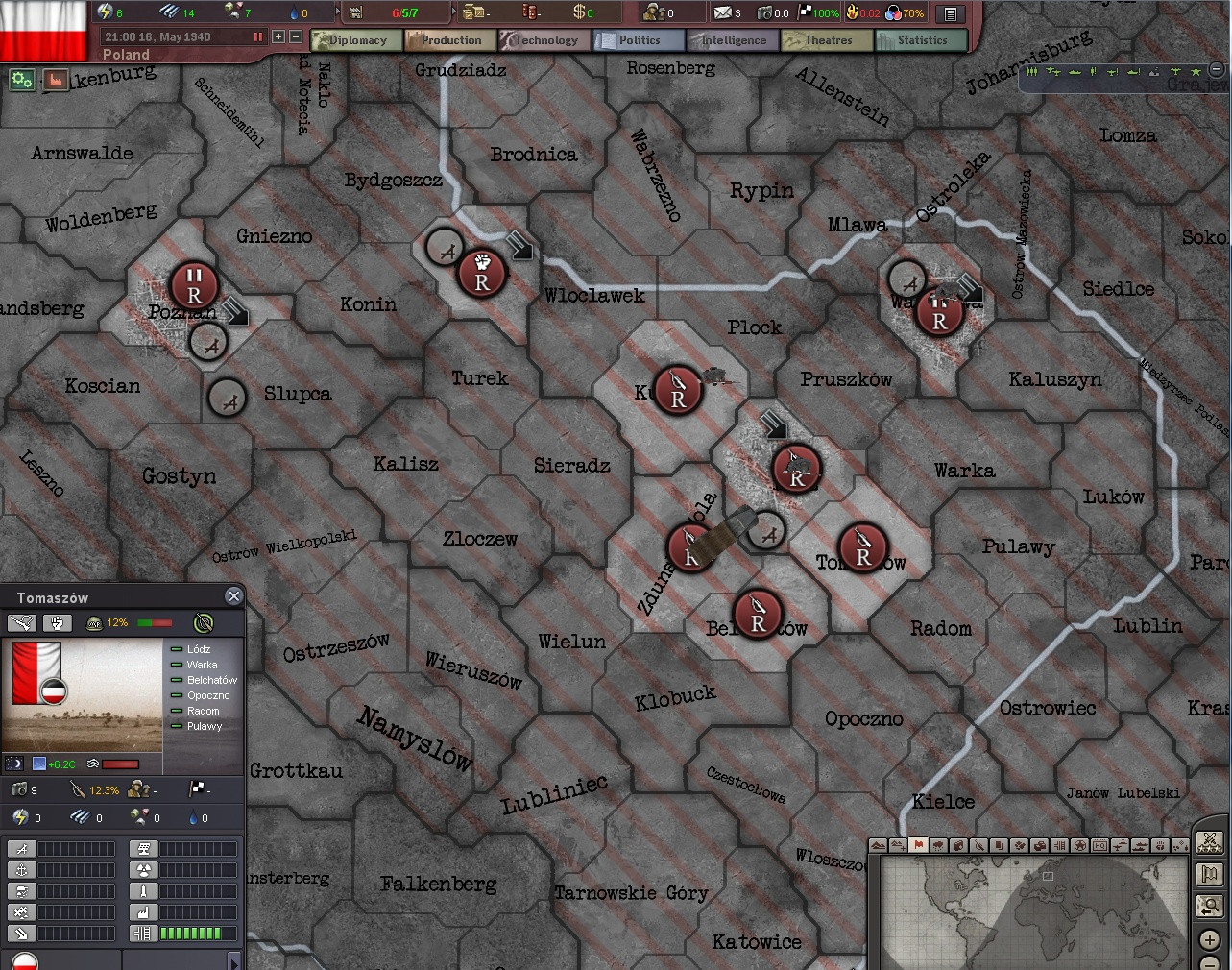 Hearts of Iron III: For the Motherland - кадр 7