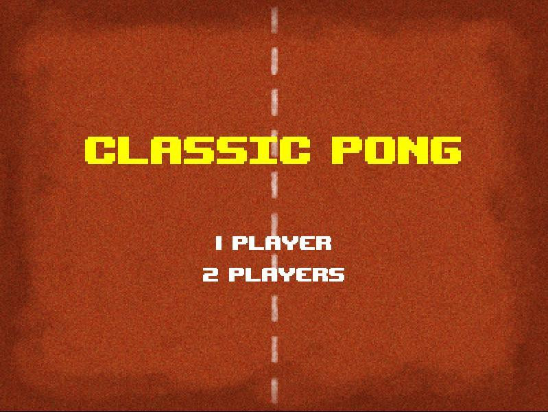 Classic Pong (Damv) (itch) - кадр 1