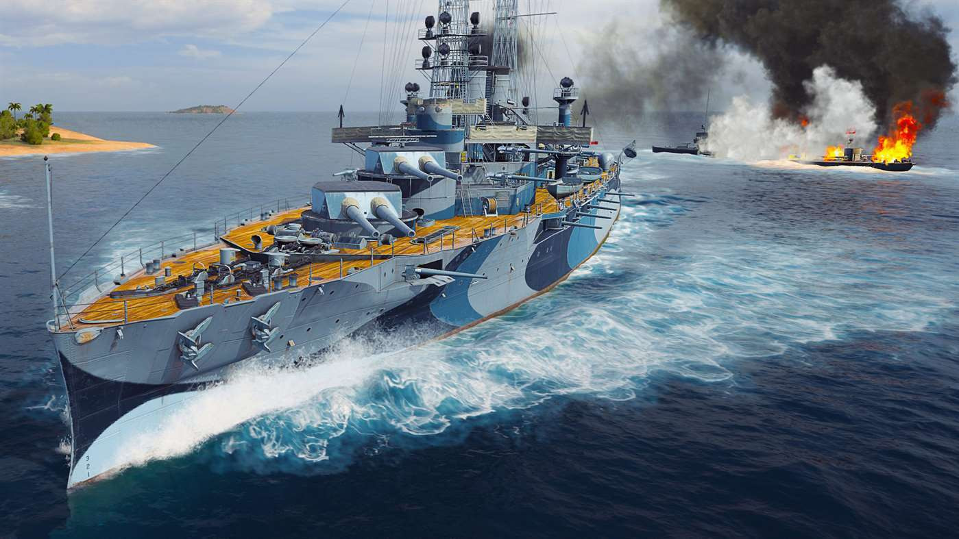 World of Warships: Legends — Arkansas Brawler - кадр 2