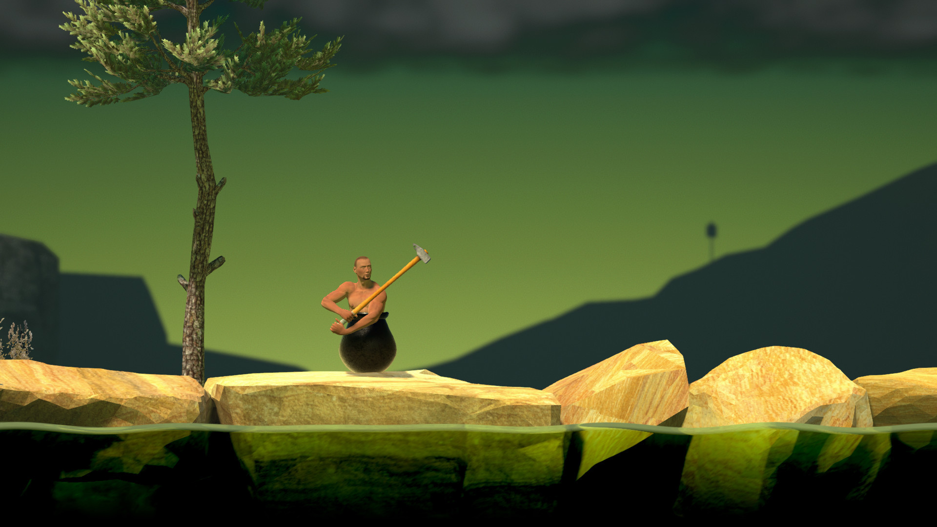Getting Over It with Bennett Foddy - кадр 3