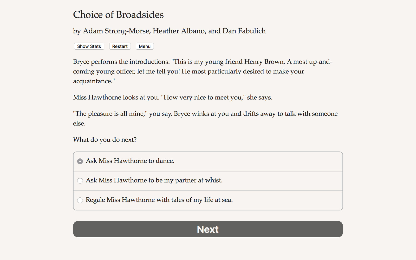 Choice of Broadsides - кадр 2