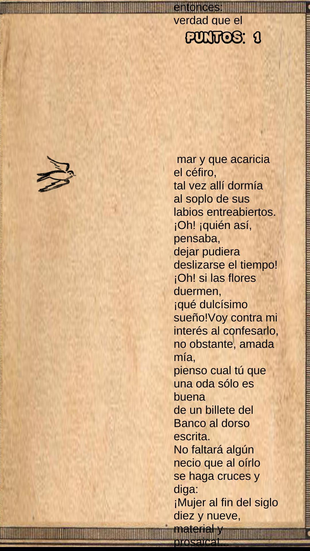 Bécquer Bird (itch) - кадр 1