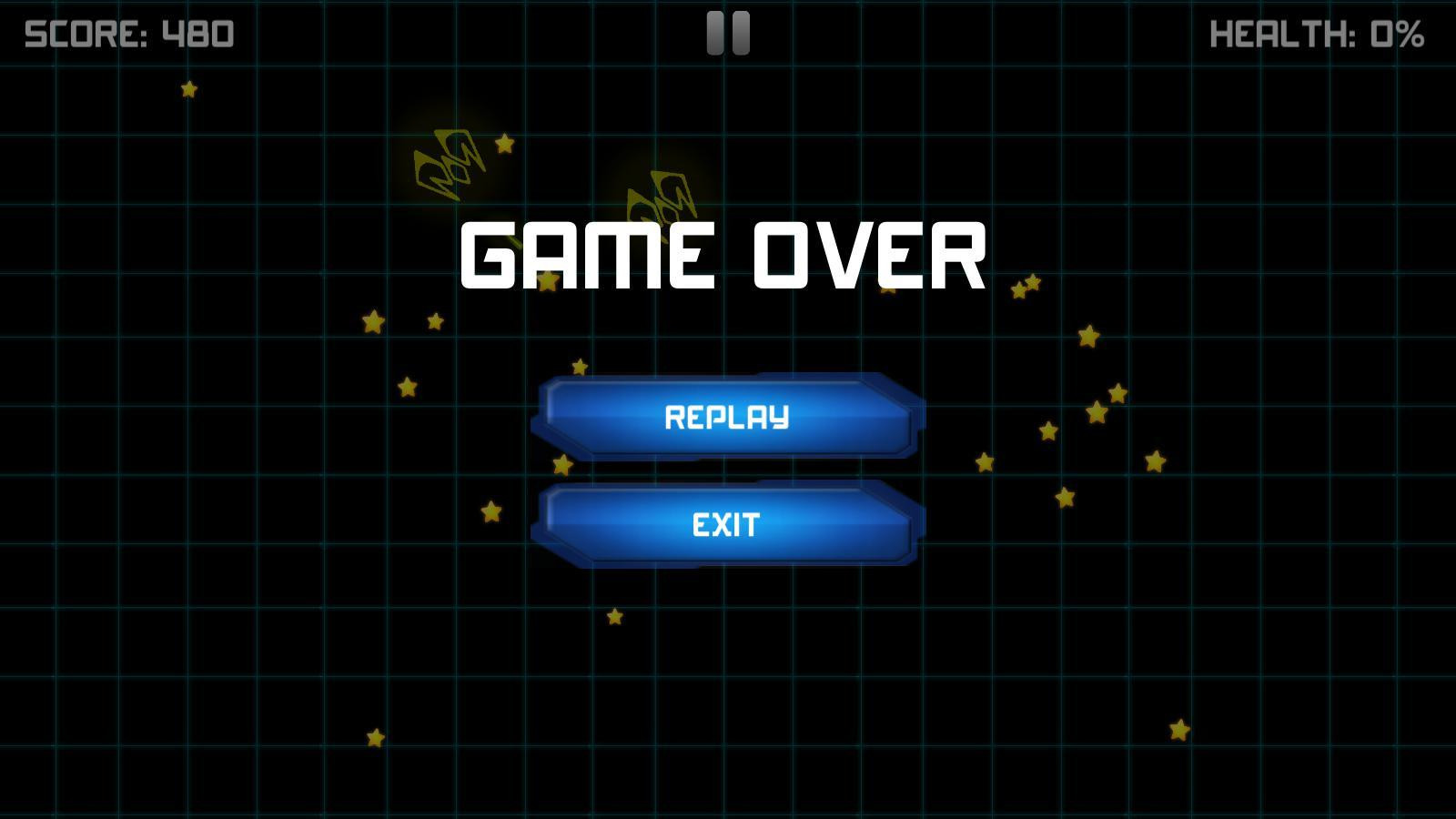 Neon Space Fighter - shooting asteroids and spaceships (itch) - кадр 3