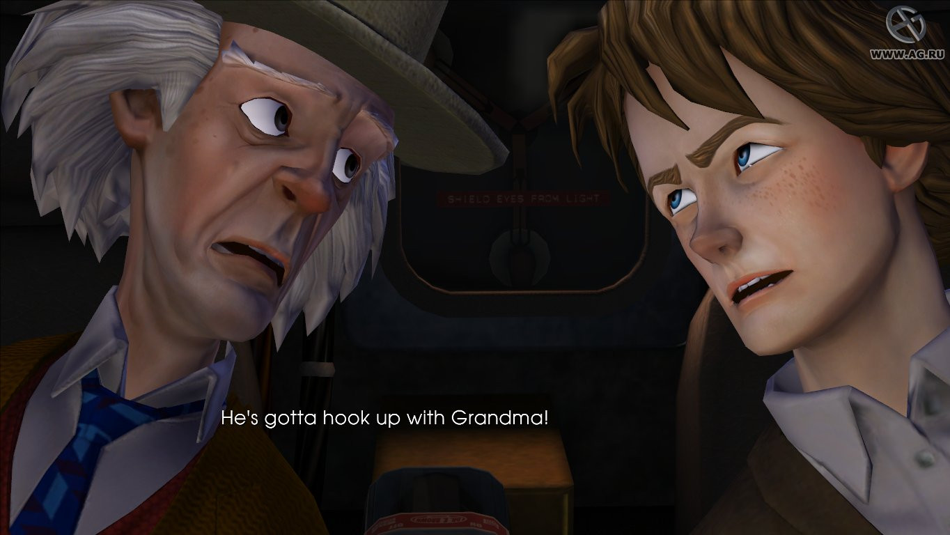 Back to the Future: The Game - Episode 2. Get Tannen - кадр 10