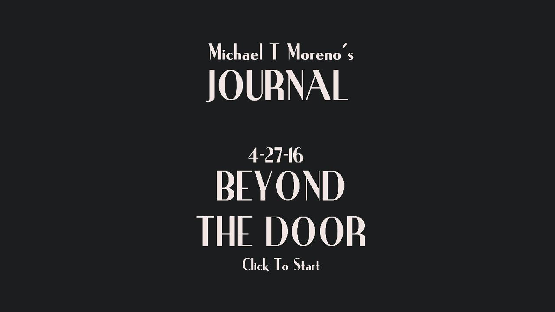 BEYOND THE DOOR (itch) - кадр 1