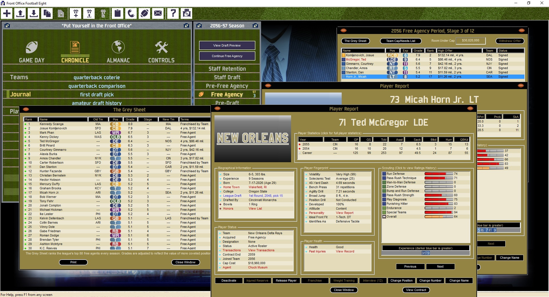 Front Office Football Eight - кадр 5