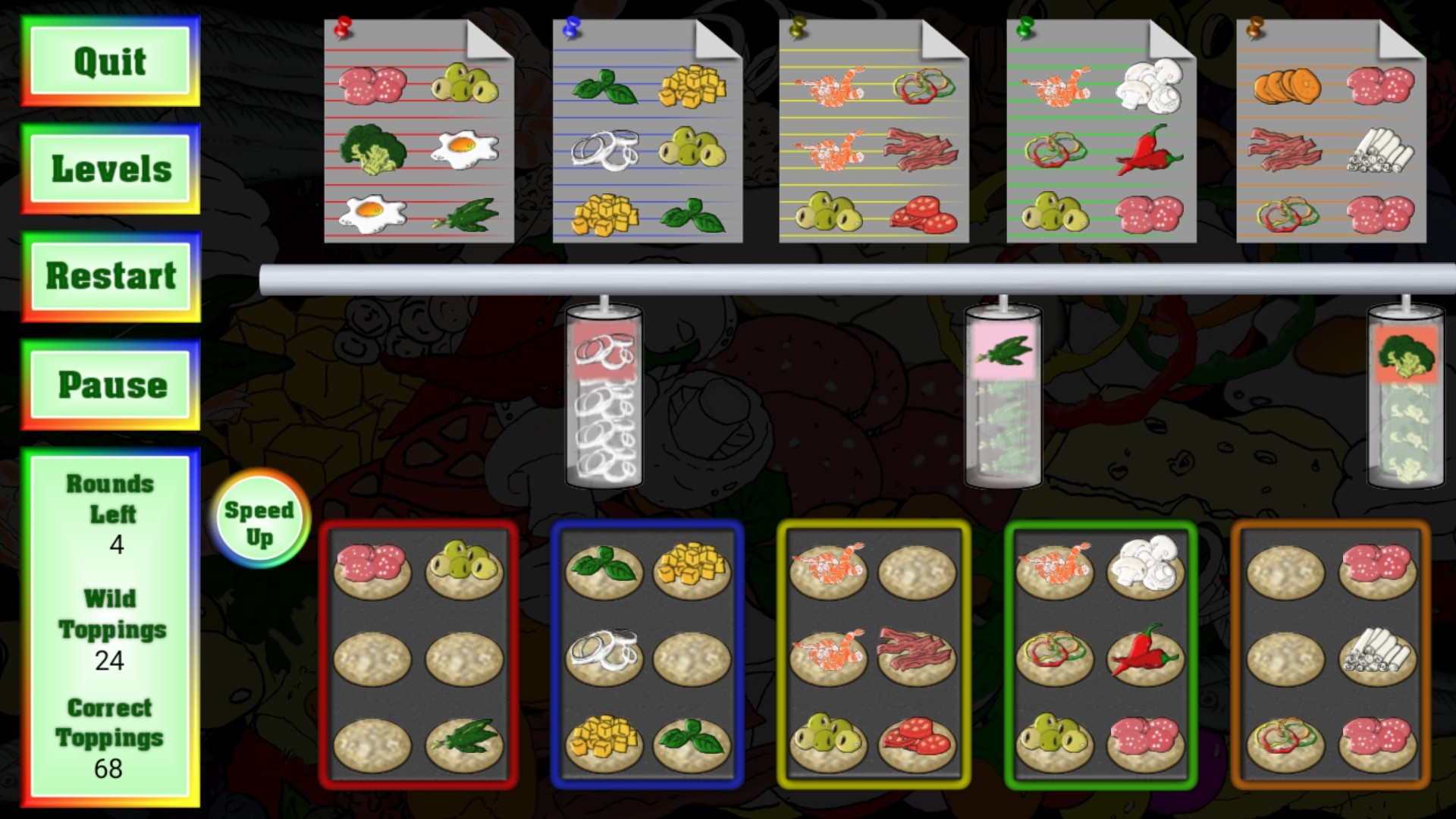 Pizza Toppings Drop (itch) - кадр 2