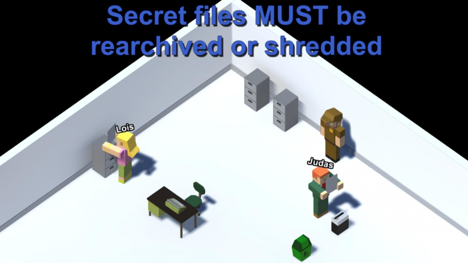 Leaky Leeks and the Lost Document (itch) - кадр 2