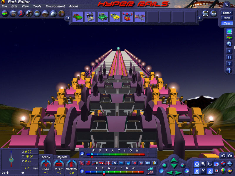 Hyper Rails: Advanced 3D Roller Coaster Design - кадр 11