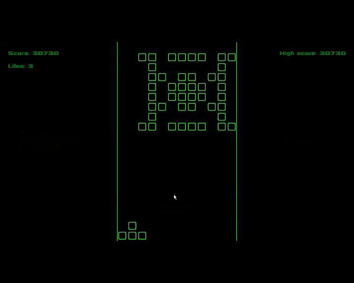 Tetris - alien shooter (itch) - кадр 1