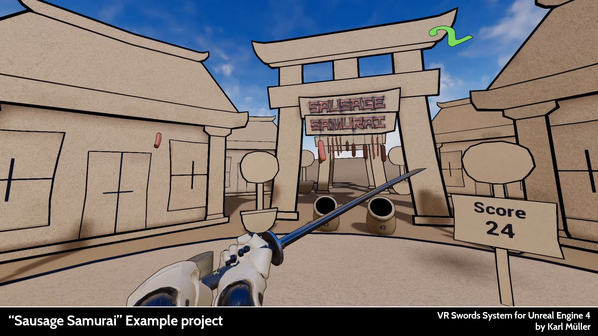 VR-Swords Physics Update Demo (itch) - кадр 6
