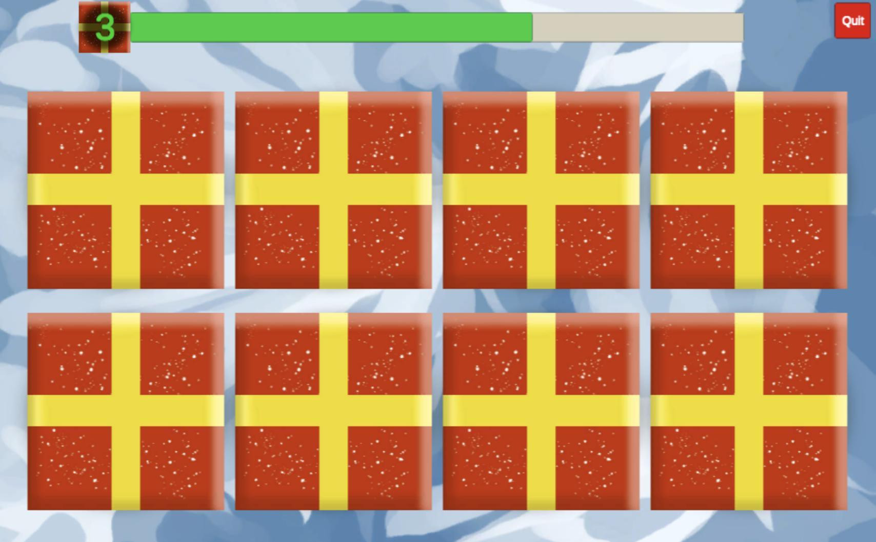 Christmas Match - Memory Game (itch) - кадр 2