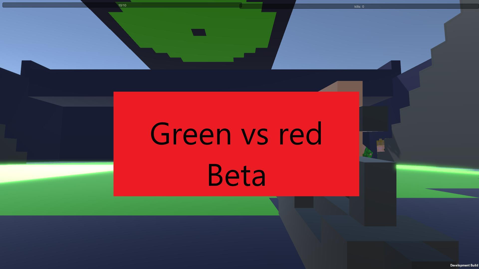 GREEN VS RED beta low poly test version (itch) - кадр 2