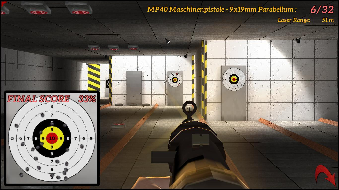 Weapons Simulator - Pistols & SMGs - Indoor Module (itch) - кадр 2