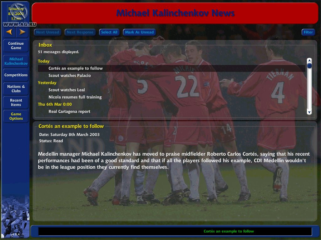 Championship Manager 4 - кадр 11