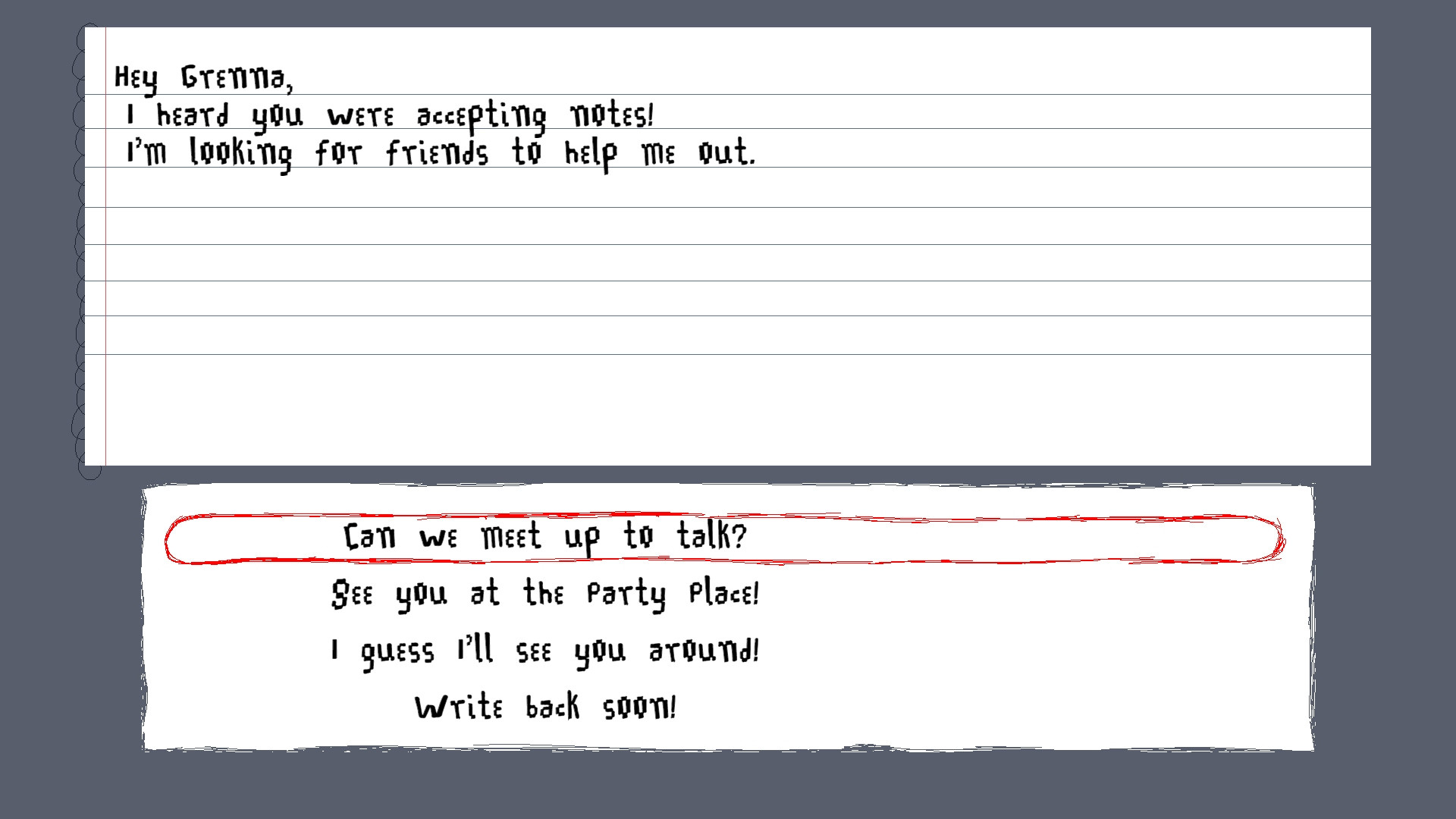 The Note Competition (itch) - кадр 3