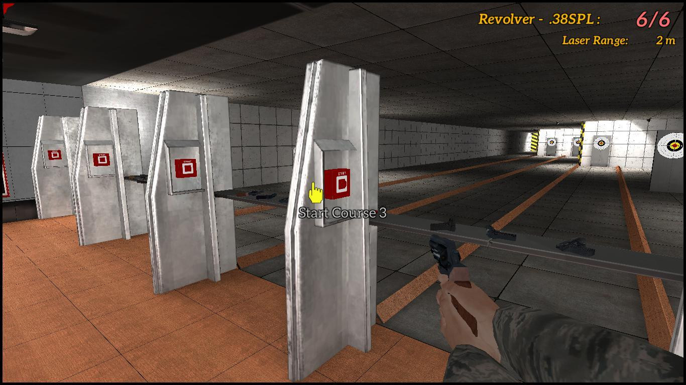 Weapons Simulator - Pistols & SMGs - Indoor Module (itch) - кадр 3