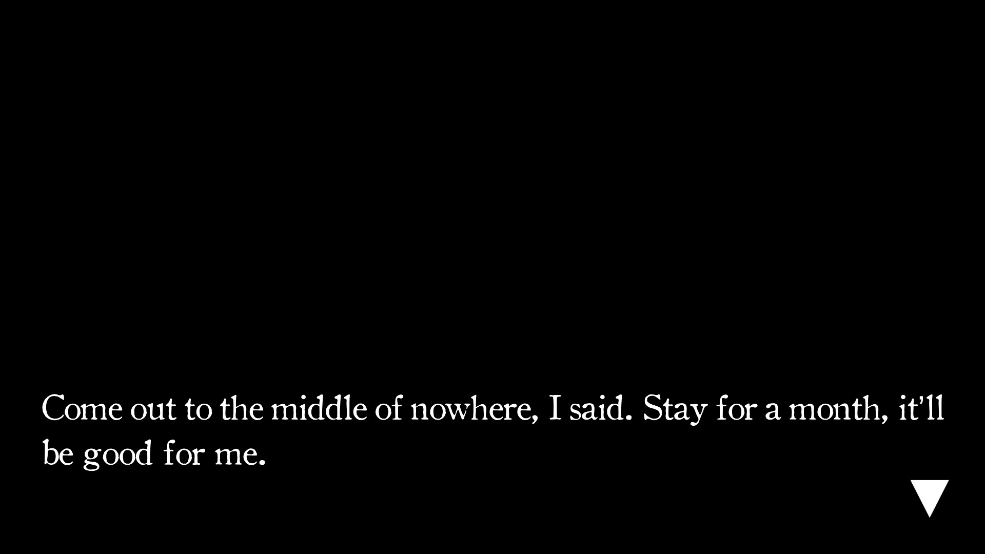 Gone Away (Raining Sideways) (itch) - кадр 1