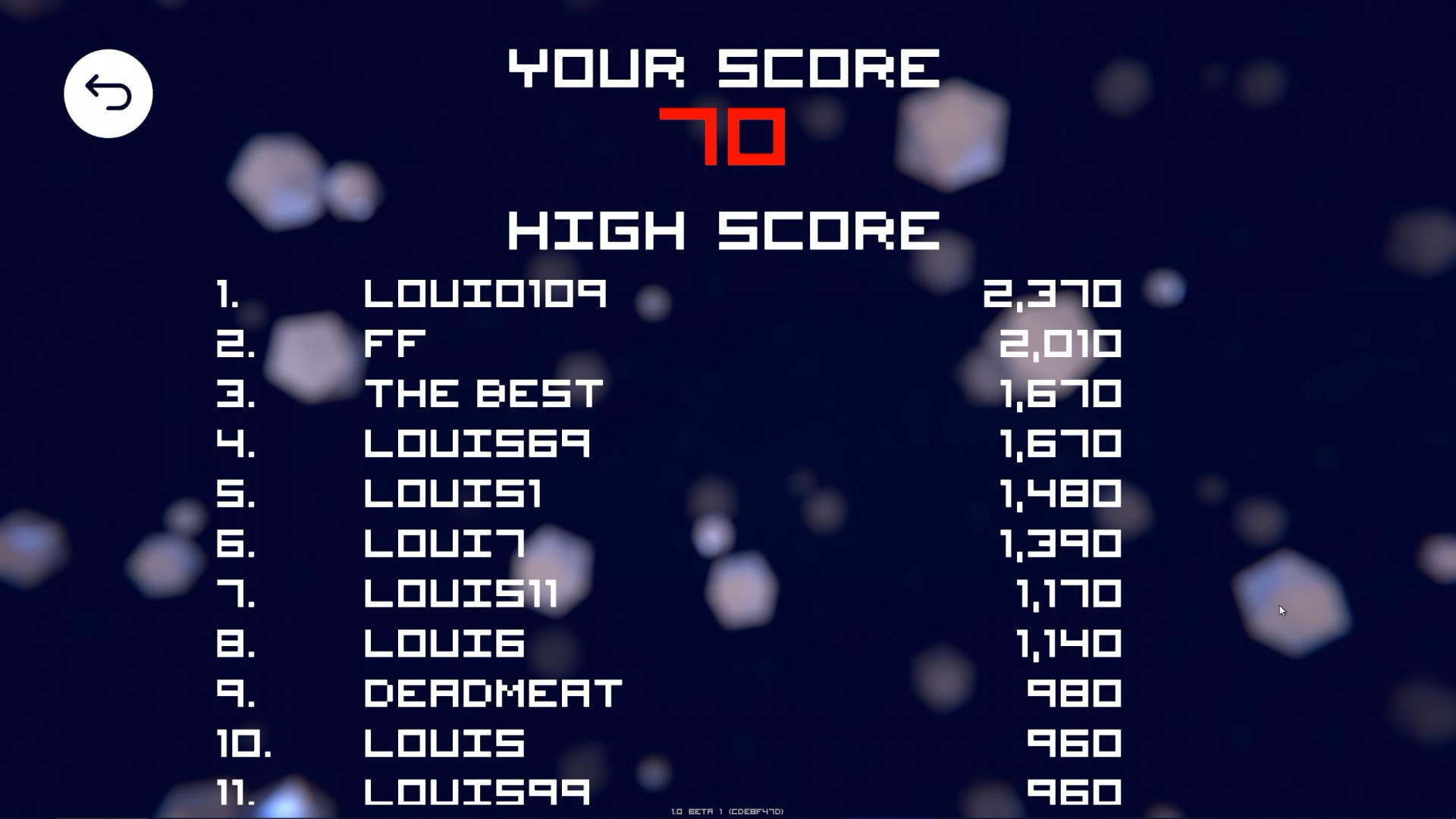 ASTEROIDS 2 (Louis) (itch) - кадр 1