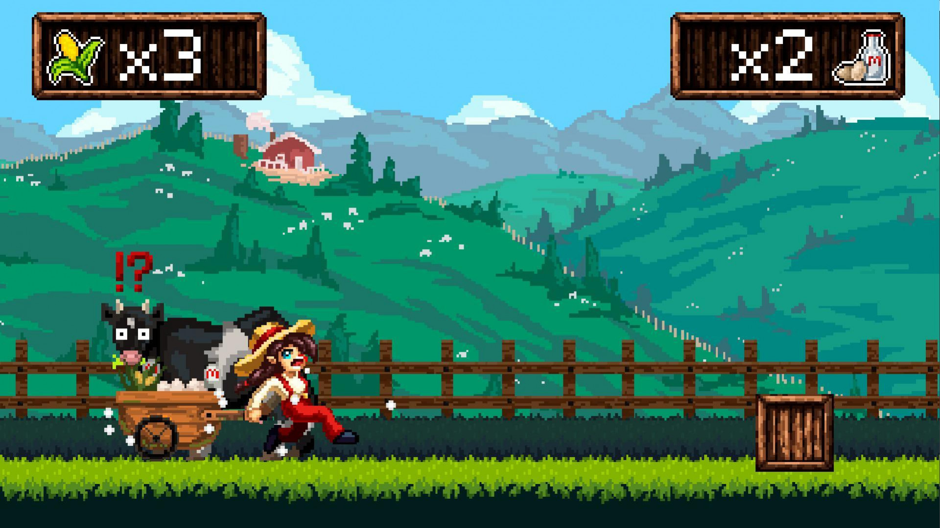 Cocaine McBain - A Farm Rush Adventure (itch) - кадр 1