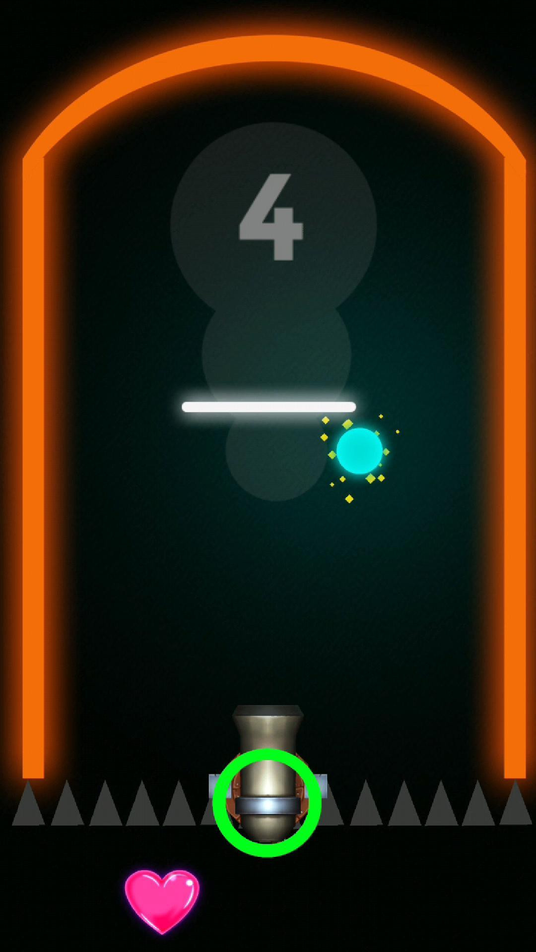 Glow Ball: Bouncy wall (itch) - кадр 3