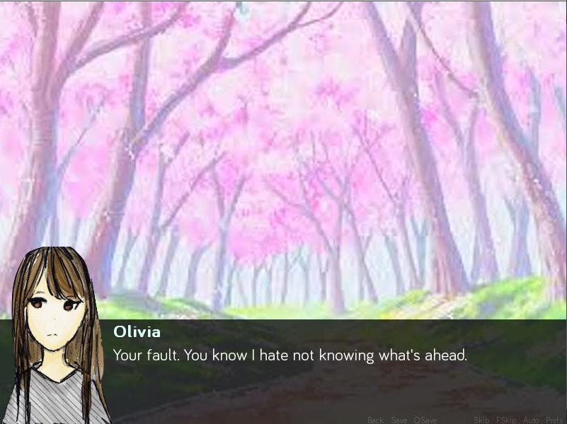 72 Hours With Olivia (demo, visual novel) (itch) - кадр 2
