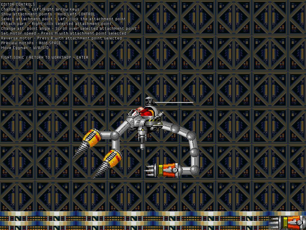 Kill Sonic - Eggman boss builder (itch) - кадр 3