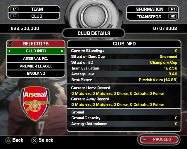 Total Club Manager 2004 - кадр 5