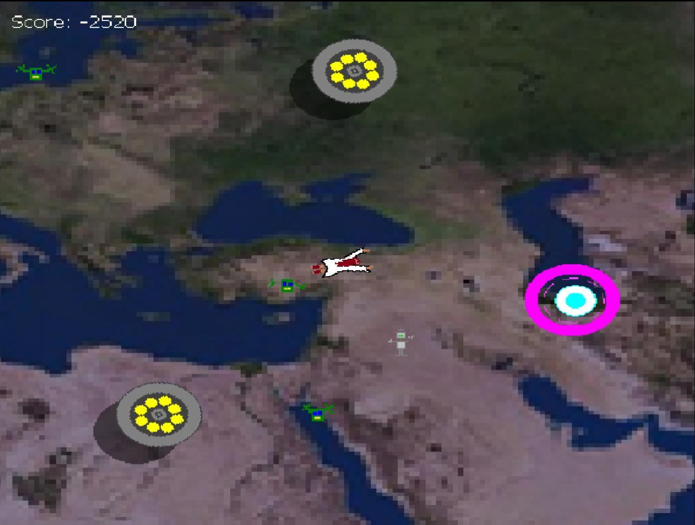 Space Jesus vs. The Intergalactic Earth-Invaders from Beyond Outer Space (itch) - кадр 2