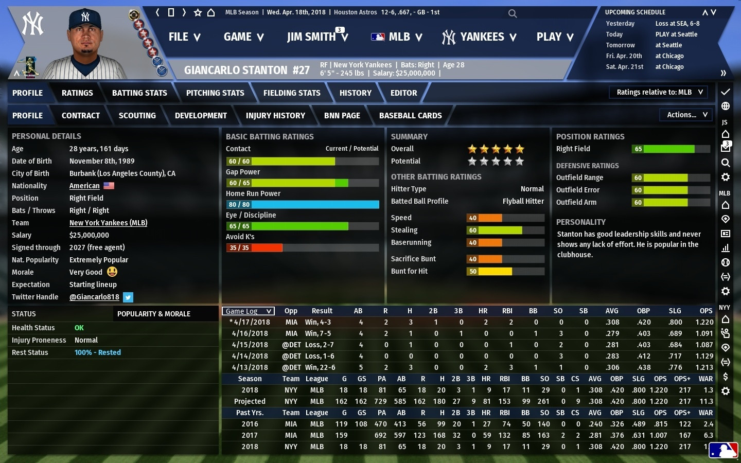 Out of the Park Baseball 19 - кадр 7