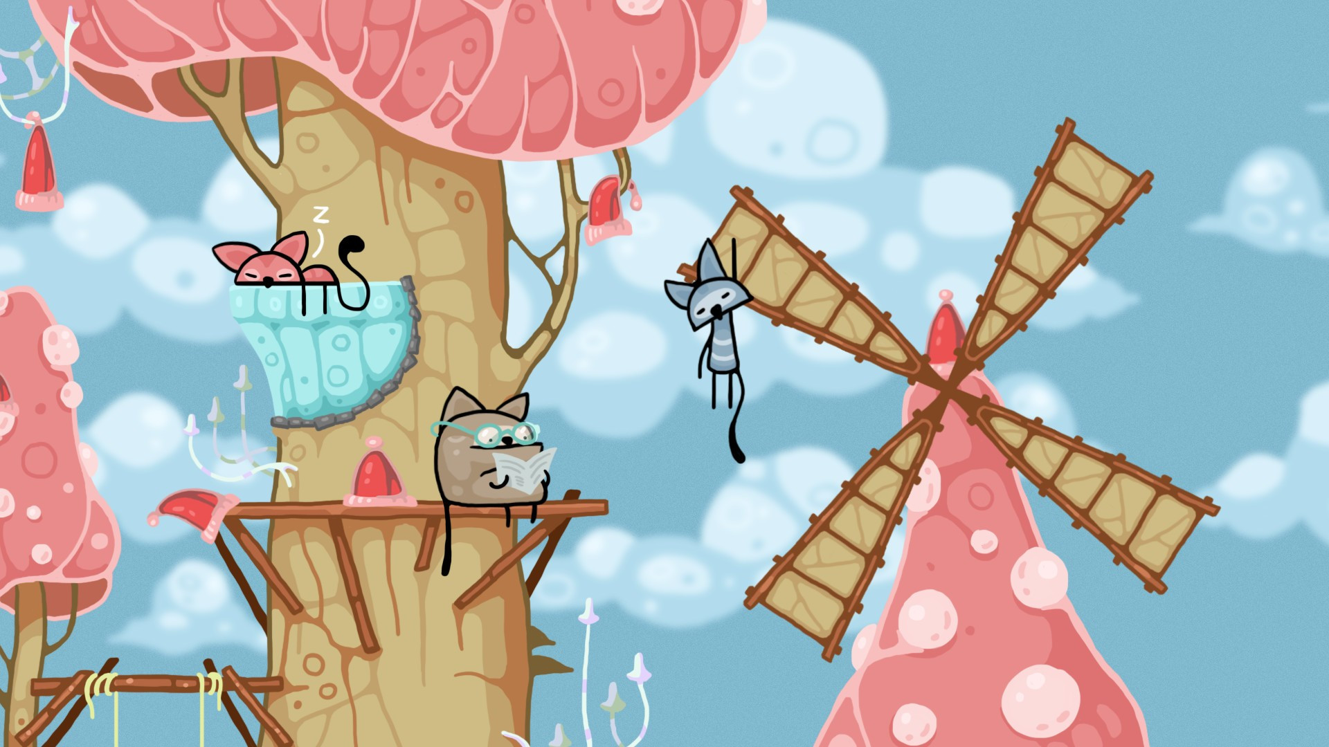Mushroom Cats - кадр 2