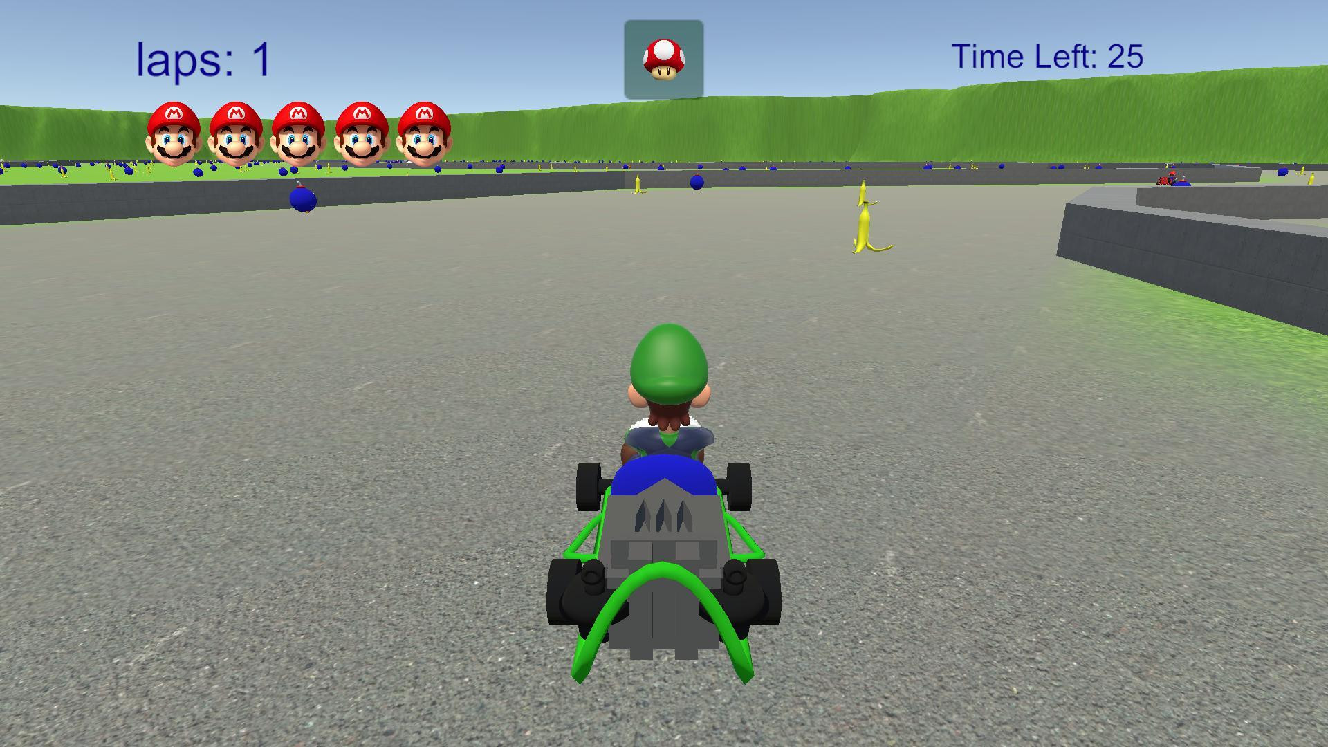 mario go kart (itch) - кадр 1