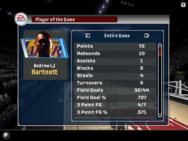 NBA Live 06 (2005) - кадр 2