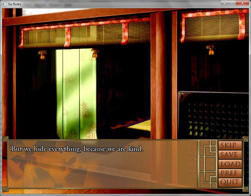 Six Rules: The Visual Novel (itch) - кадр 3