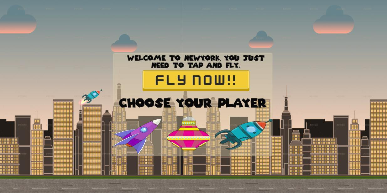 Flappy Rocket (itch) - кадр 1