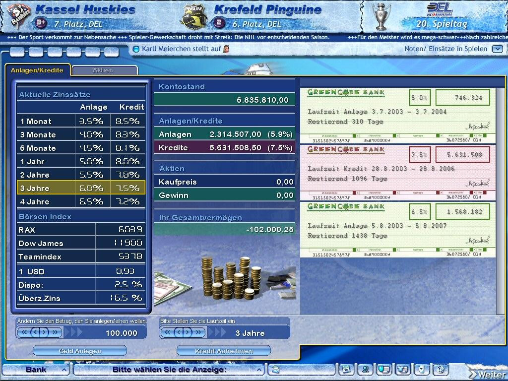 Ice Hockey Club Manager 2005 - кадр 11