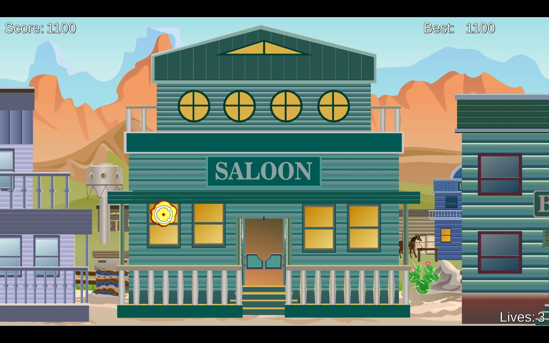 Saloon Shootout (MSE Europe) (itch) - кадр 1